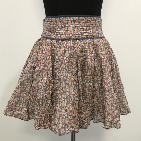 UO “Ecote” pink printed full skirt - Picture 1 of 6